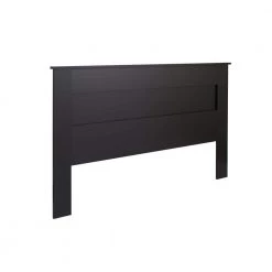 Black King Flat Panel Headboard by Prepac