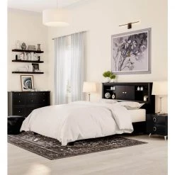 Kallisto Black Double/Queen Headboard by Prepac 17 Kallisto Black Double/Queen Headboard by Prepac -ZIRUWU || Prepac Shop black prepac headboards bhfx 0302 1 31 1000