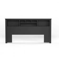 Sonoma Black King Headboard by Prepac