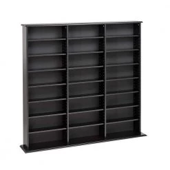 Black Media Storage by Prepac