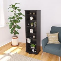 Black Media Storage by Prepac