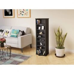 Black Media Storage by Prepac -ZIRUWU || Prepac Shop black prepac media storage bms 0525 c3 1000