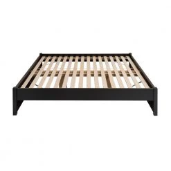 Select Black King 4-Post Platform Bed by Prepac -ZIRUWU || Prepac Shop black prepac platform beds bbsk 1302 2k 1f 1000
