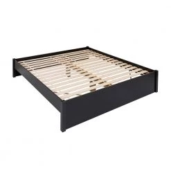 Select Black King 4-Post Platform Bed by Prepac -ZIRUWU || Prepac Shop black prepac platform beds bbsk 1302 2k a0 1000