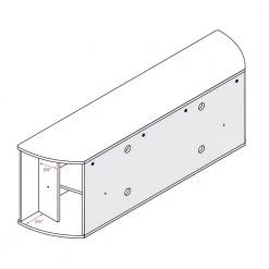 AV 60 in. Black Composite TV Stand Fits TVs Up to 60 in. with Cable Management by Prepac -ZIRUWU || Prepac Shop black prepac tv stands bctg 1101 1 31 1000