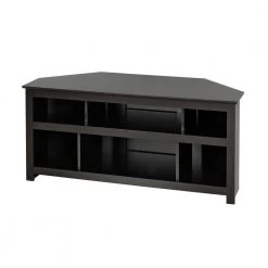 AV 48 in. Black Composite TV Stand Fits TVs Up to 48 in. with Cable Management by Prepac -ZIRUWU || Prepac Shop black prepac tv stands bcv 4722 4f 1000