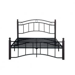 Full Size Metal Bed Frame with Headboard and Footboard by ZIRUWU