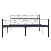 Full Bed Frames with Modern Headboard, Metal Bed-Frame with Storage, No Box Spring Needed, Heavy Duty Steel Slat by ZIRUWU