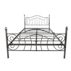 60.43 in. W Black Queen Metal Frame Platform Bed with Under Bed Storage, No Box Spring Needed by ZIRUWU