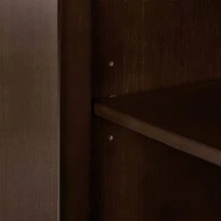 Brown Cabinet with Adjustable Shelf by ZIRUWU -ZIRUWU || Prepac Shop brown ziruwu accent cabinets zzq wqy45a 1f 1000