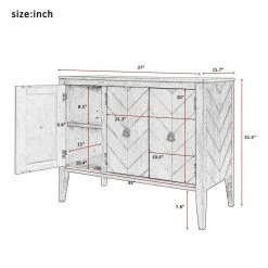 Brown Cabinet with Adjustable Shelf by ZIRUWU -ZIRUWU || Prepac Shop brown ziruwu accent cabinets zzq wqy45a 77 1000