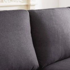 Dark Gray 83" Pull Out Sleeper Sofa Reversible L-Shape 3 Seat Sectional Couch by ZIRUWU -ZIRUWU || Prepac Shop dark gray ziruwu sofa beds zqp hw2sfb 66 1000