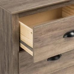 Salt Spring 2-Drawer Drifted Gray Nightstand by Prepac -ZIRUWU || Prepac Shop drifted gray prepac nightstands ddc 2422 1f 1000