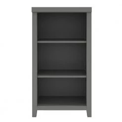 24.00 in. Wide Gray 3 BookcaseOpen Shelf Bookcase Storage Cabinet Nightstand for Bedroom Living room Home,Gray by ZIRUWU