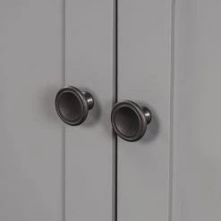 33.6" H X 23.7" W Grey Modern Sleek Bathroom Vanity Elegant Ceramic Sink with Solid Wood Frame Open Style Shelf by ZIRUWU -ZIRUWU || Prepac Shop gray ziruwu makeup vanities zt zqp2cs fa 1000