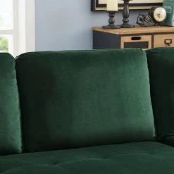 88" Reversible Sleeper Sofa Bed in Green by ZIRUWU -ZIRUWU || Prepac Shop green ziruwu sofa beds zzq wqy57a fa 1000