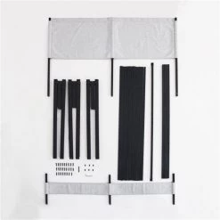 Metal Bed Frame 14 Inch Twin Size with Headboard and Footboard, Mattress Platform with 12 Inch Storage Space by ZIRUWU -ZIRUWU || Prepac Shop grey ziruwu platform beds zqp pf24b 4f 1000