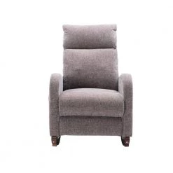 Grey Rocking Chair Living Room Comfortable Rocking Chair Accent Chair by ZIRUWU