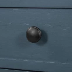 Antique Navy Console Table Sofa Table Easy Assembly with Two Storage Drawers and Bottom Shelf for Living Room by ZIRUWU -ZIRUWU || Prepac Shop navy ziruwu sideboards buffet tables zt zqp3ct 44 1000