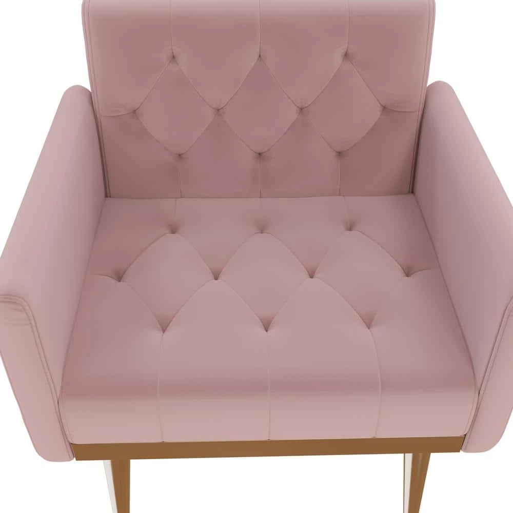 Arm Chair Accent Chair, leisure single sofa with Rose Golden feet by ZIRUWU 3 Arm Chair Accent Chair, leisure single sofa with Rose Golden feet by ZIRUWU - Image 3