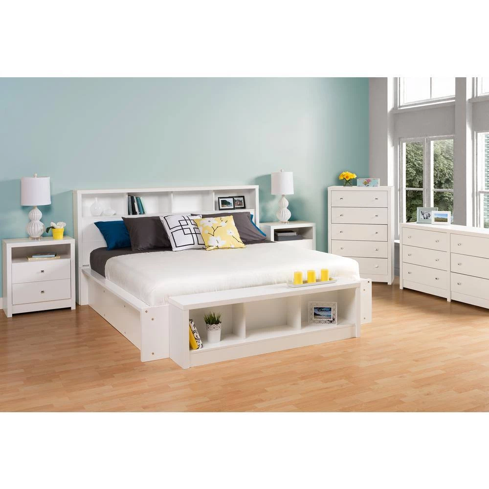 Calla 5-Drawer White Chest of Drawers by Prepac 4 Calla 5-Drawer White Chest of Drawers by Prepac - Image 4