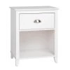 Yaletown 1-Drawer White Nightstand by Prepac