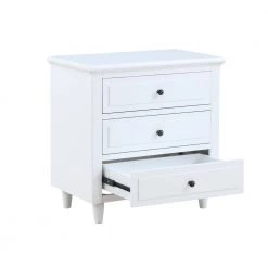 3-Drawer Nightstand Storage Wood Cabinet by ZIRUWU -ZIRUWU || Prepac Shop white ziruwu accent cabinets zt zqp2stb 77 1000