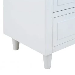 3-Drawer Nightstand Storage Wood Cabinet by ZIRUWU -ZIRUWU || Prepac Shop white ziruwu accent cabinets zt zqp2stb c3 1000