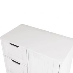 White Wood Cabinet with Adjustable Shelf and Drawers by ZIRUWU 13 White Wood Cabinet with Adjustable Shelf and Drawers by ZIRUWU -ZIRUWU || Prepac Shop white ziruwu accent cabinets zzq wqy21a 1f 1000