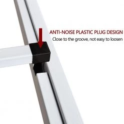 54.53 in. W White Full Metal Frame Platform Bed with headboard and footboard, heavy duty and quick assembly by ZIRUWU -ZIRUWU || Prepac Shop white ziruwu platform beds zzq yuda7525a 76 1000