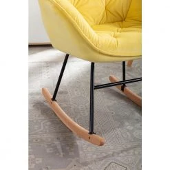 Living room Comfortable rocking chair accent chair by ZIRUWU -ZIRUWU || Prepac Shop yellow ziruwu rockers gliders ottomans zt zqp5yy 1f 1000